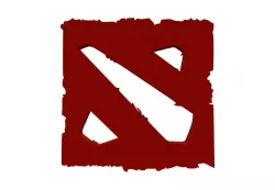 dota 2 logo Free 3D model