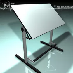 Drafting table 3D model