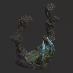 Dragon Jaw Portal Free 3D model
