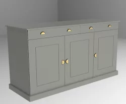 Dresser for the dishes Free 3D model