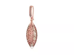 Earring  gold silver Free 3D model