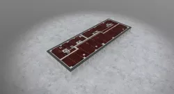 EDDB Technical Building 4 Low-poly  3D model