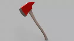 Firefighter axe Free 3D model
