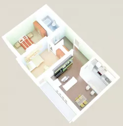 Flat 999 3D model