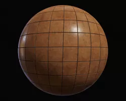 Floor Tiles PBR Material 4K Texture