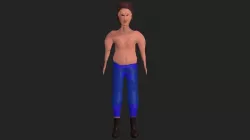Game Character Archies Free low-poly  3D model