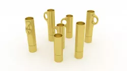 Golden Cups Decor - 3ds Max Free 3D model