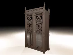 Gothic cabinet Free 3D model
