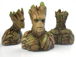 Groot Bust Sculpture