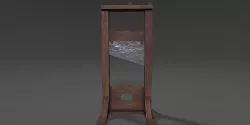Guillotine Free low-poly  3D model