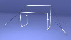 Gymnastics Uneven Bars 3D model