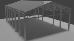 Hangar Free 3D model