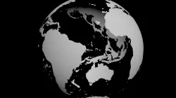 hi-res polygonal earth continents 3D model