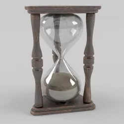 hourglass Free low-poly  3D model