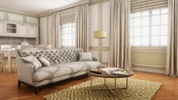 HQ Modern Classic Interior Low-poly  3D model