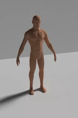 Human Free low-poly  3D model