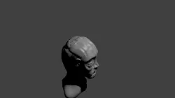 human head Free 3D model
