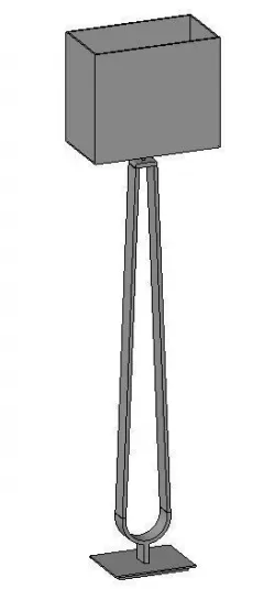 IKEA KLABB Floor lamp 3D model