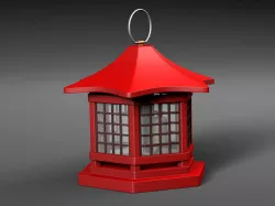 Japanese Lantern 3D model