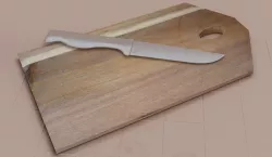 Knife with cutting Board Free 3D model