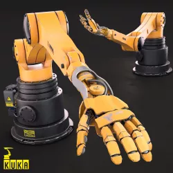 Kuka Hand Robot HW  3D model