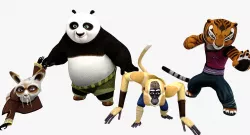 Kungfu Panda Free low-poly  3D model