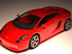 lamborghini gallardo 2005 - free dowload Free low-poly  3D model