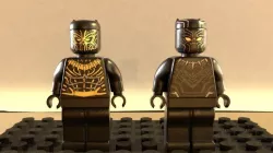 Lego Black panther and Erik killmonger Free low-poly  3D model