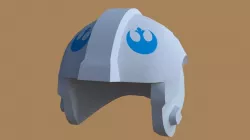 lego star wars helmet Free 3D model