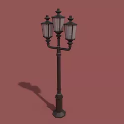 Light Pole Free low-poly  3D model
