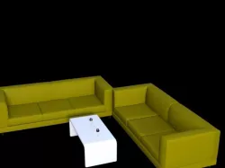 living room props Free 3D model
