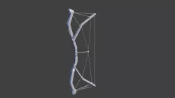 Low poly tactical bow Free low-poly  3D model