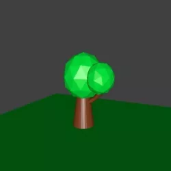 Low-poly tree Free low-poly  3D model