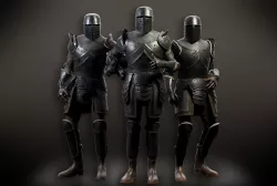 Lowpoly PBR Knight Armour Free low-poly  3D model