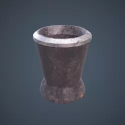 Medieval Tavern Water Cup Free low-poly  3D model