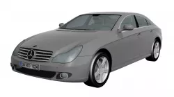 Mercedes benz cls 2005 Free 3D model