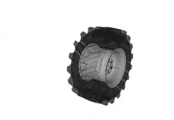 Military Tires Free low-poly  3D model