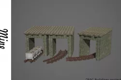 Mine 1 Low-poly  3D model