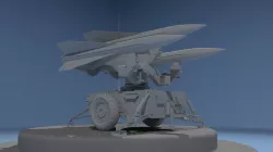 Missile Launcher Free 3D model