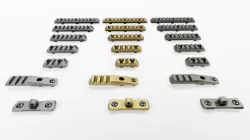 MLOK 1913 Picatinny Rail Sections Free low-poly  3D model