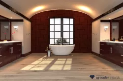 Modern bathroom 3D model