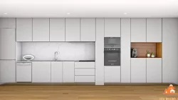 Modern Kitchen Free 3D model