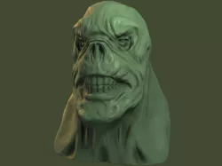 Mountain Troll Head