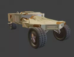 Mud Racer Sports Car Off-Road Free 3D model