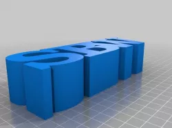 My Customized 3 Letters in a Row