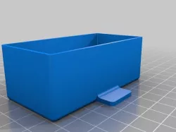 My Customized drawer box with hex pattern sides