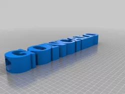 My Customized TEXT pencil holder