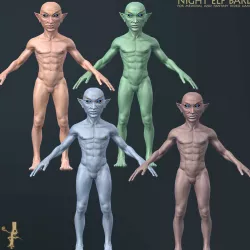Night Elf Bard Clean Textures  Texture