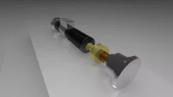 Obi-Wan Kenobis lightsaber Free 3D model