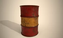 oil barrel Free 3D model